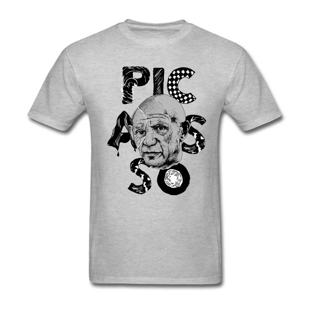 Мужская футболка с круглым вырезом 100% хлопок принтом История искусства|history of