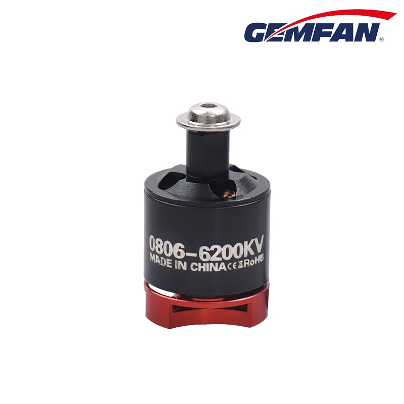 Двигатель Gemfan 0806 бесщеточный 6200KV мини двигатель для фотоаппарата Mini FPV