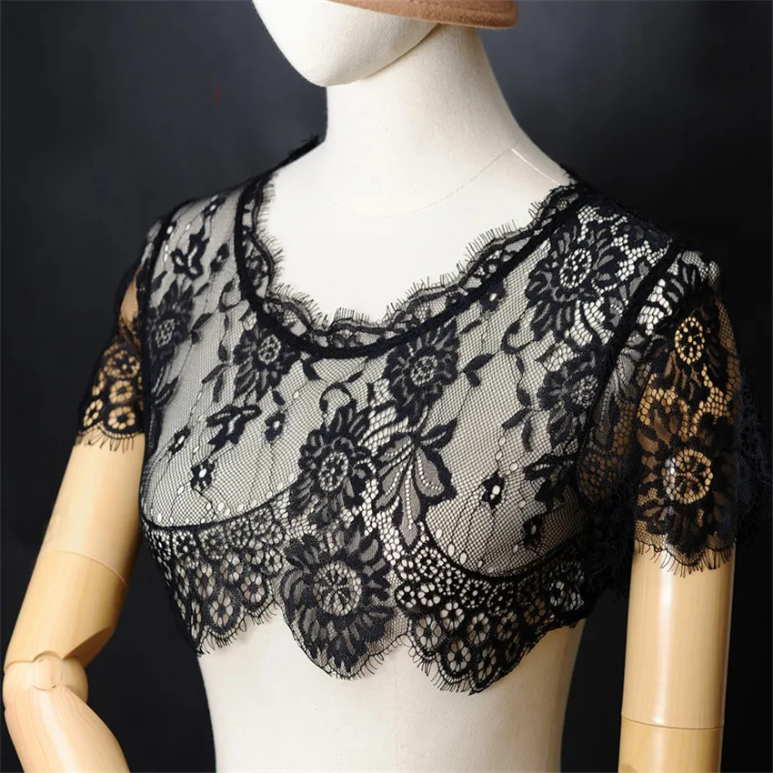

2019 New Fashion Summer Women White Kintted Wraps Lace Wrap Bolero Accessories Elegant Lady Hollow Out Shawl Capes Coats WZ896