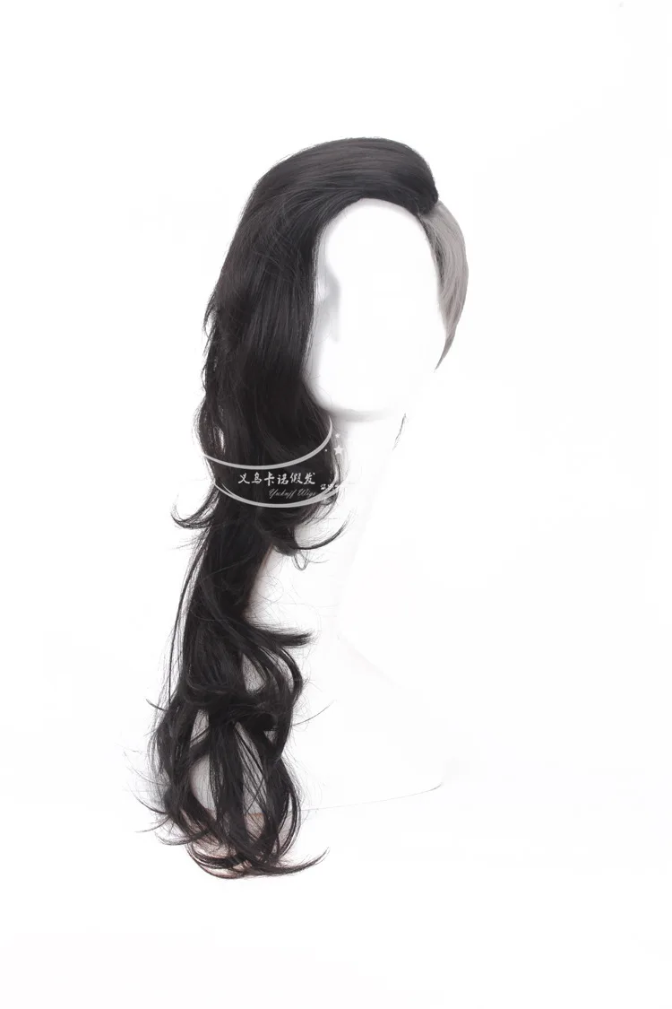 

Japanese Anime Tokyo Ghoul Cosplay Wig Short long Mixed Color Role Play Wig Halloween