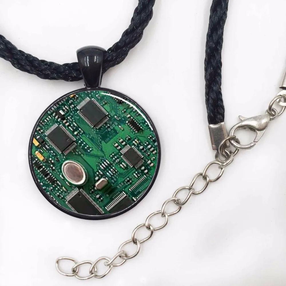 (1 шт./лот) стимпанк гик ювелирные изделия печатная плата ожерелья и подвески |