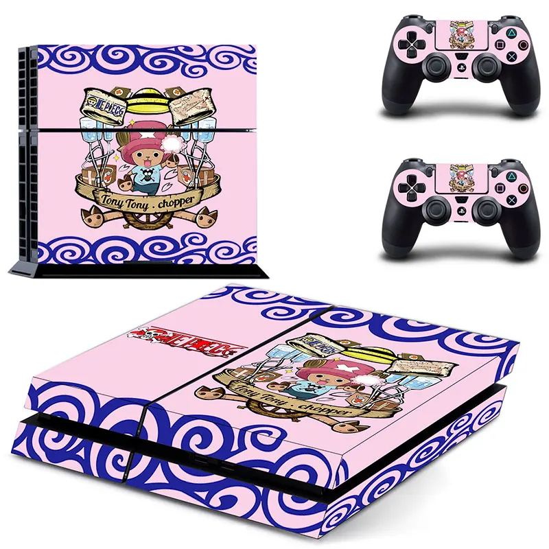 Аниме одна деталь Луффи PS4 кожи наклейка для sony playstation 4 консоли и 2 контроллеров PS4 кожи Стикеры винил