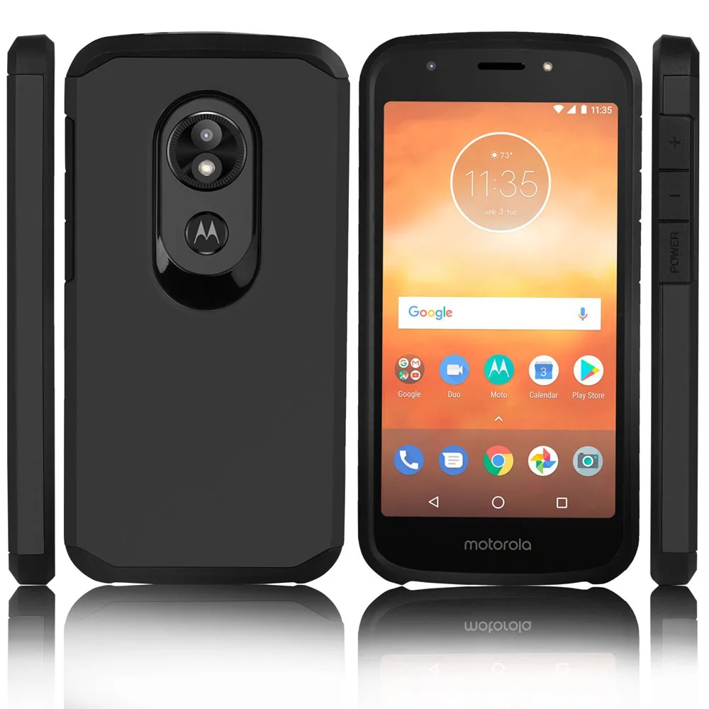 Чехол для Motorola Moto E5 Plus / Supra двухслойный Гибридный армированный чехол