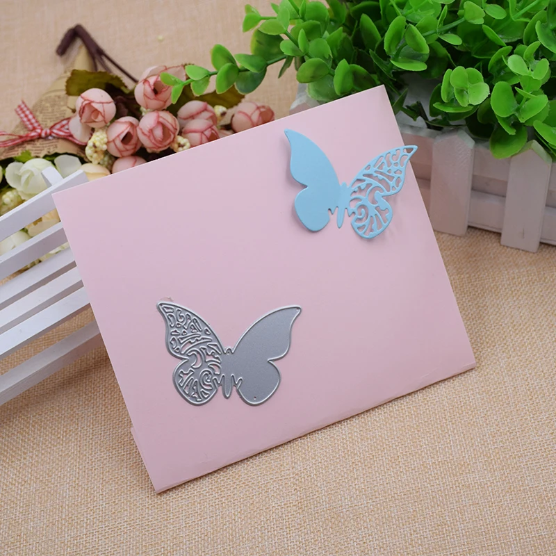 

2020 New Lovely Butterfly Steel Metal Die Cutting Dies Scrapbooking Embossing Dies Cut Stencils DIY Decorative Cards Craft Gift
