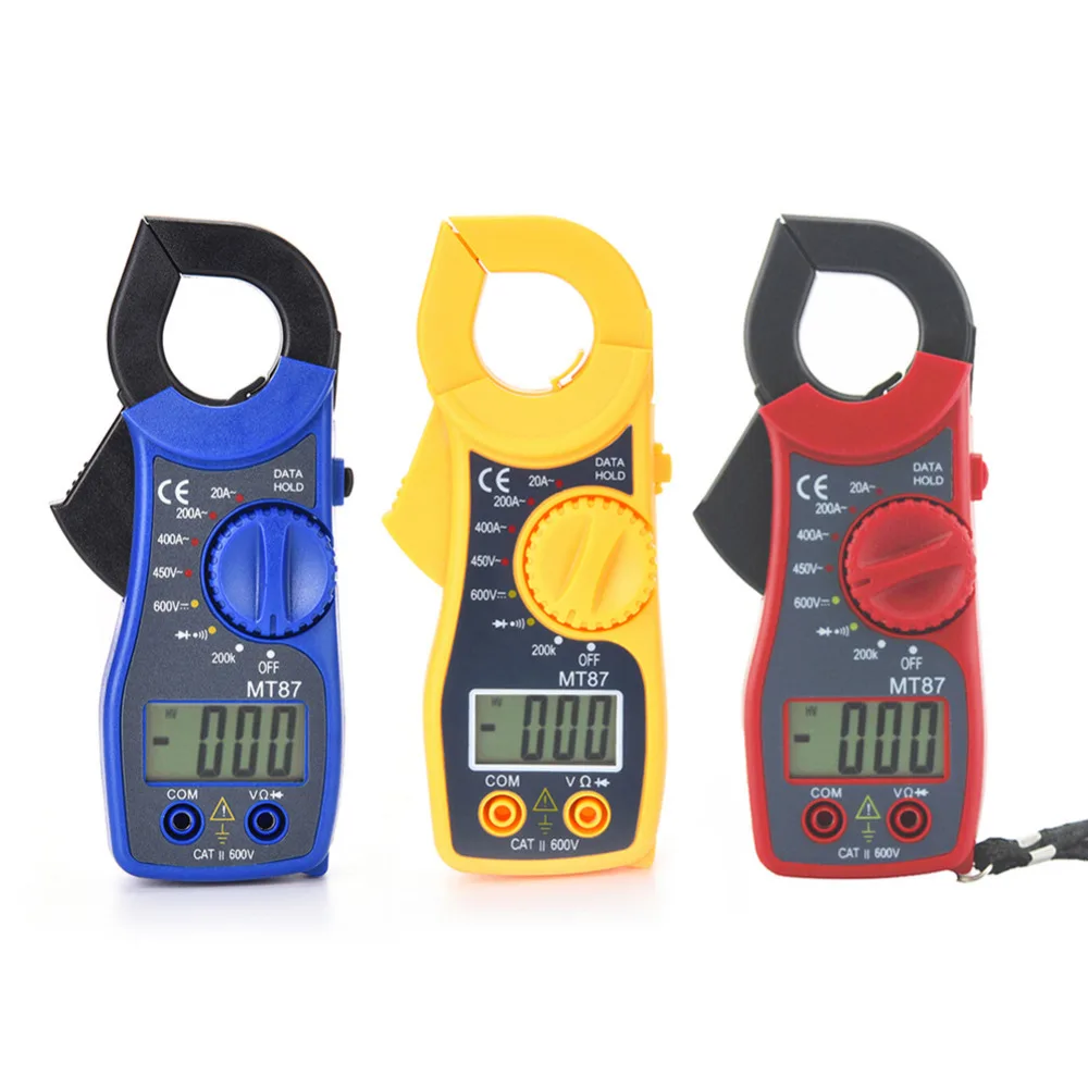 Мультиметр тестер MT87 Цифровой мультиметр Ампер Токоизмерительные клещи токовые