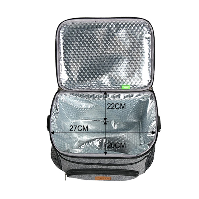 Сумка холодильник KinNet 5 пакетов для льда теплоизоляционная сумка ткань Оксфорд