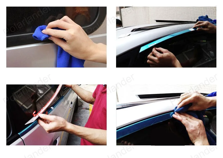 

Styling full Window Trim Decoration Strips Car Exterior Accessories for Volkswagen Tiguan Stainless Steel with column