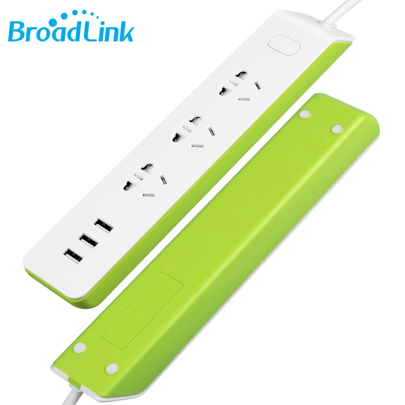 Новинка Broadlink MP2 умный дом 3 выхода порта 2.1A USB блок питания электрические смарт