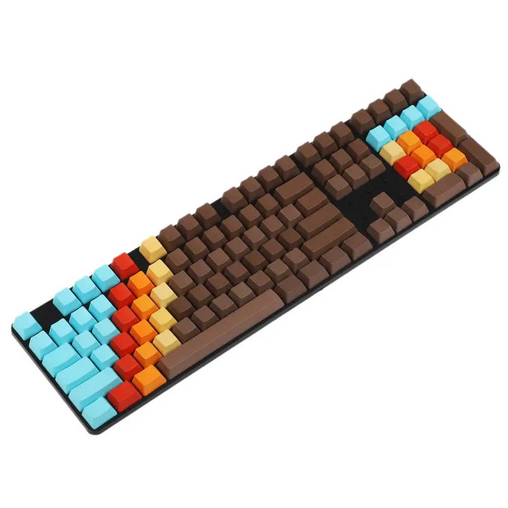 ISO ANSI пустой 1976 смешанный цвет OEM профиль толстые PBT окрашенные колпачки для MX переключатели механическая клавиатура