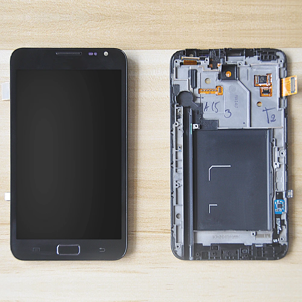 Sinbeda Super AMOLED для SAMSUNG GALAXY Note i9220 N7000 ЖК-дисплей сенсорный экран дигитайзер в сборе с рамкой + Главная Кнопка