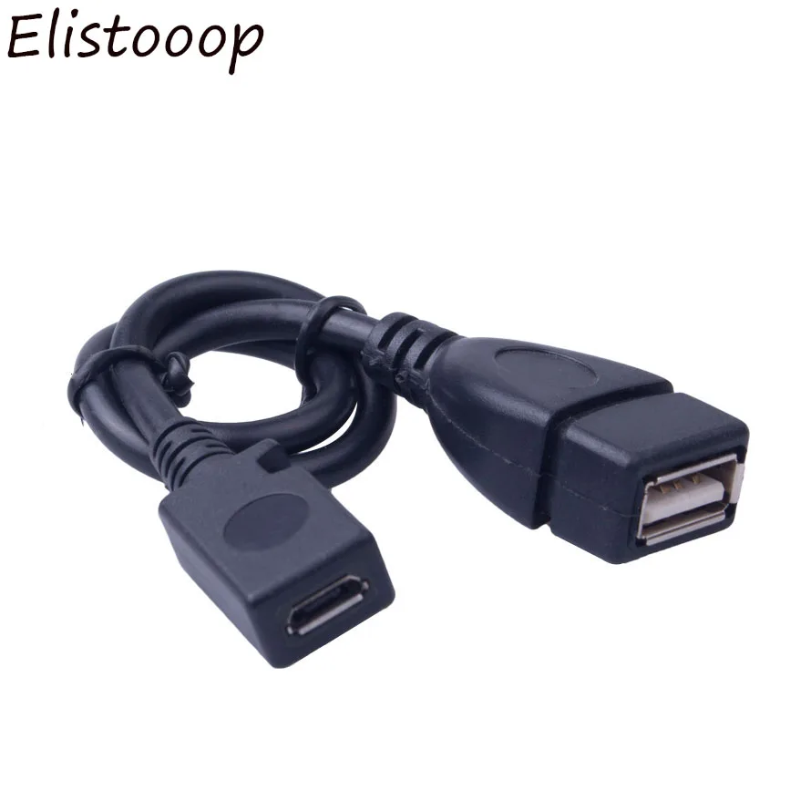 Elistooop Micro USB к гнезду USB-кабеля адаптер для Samsung HTC Huawei Mate Xiaomi Android планшетного ПК MP3/MP4