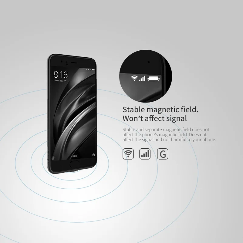 Чехол Nillkin QI для xiaomi mi 6 чехол-накладка с беспроводным зарядным приемником