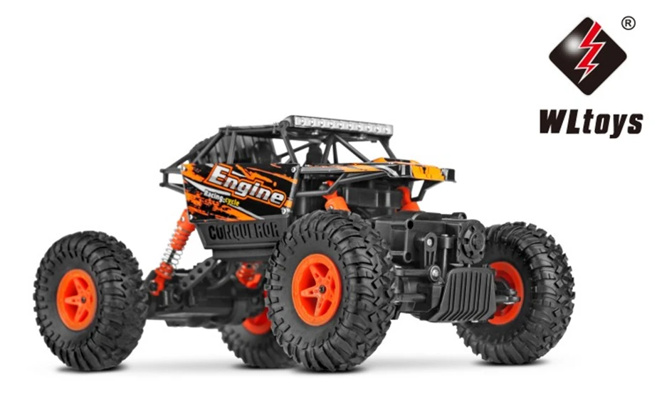 Wltoys 18428-B 1:18 Масштаб RC автомобиль 4WD RC багги RTR альпинист автомобиль внедорожный пульт дистанционного управления автомобиль радио управление отличная мощность RC Гусеничный