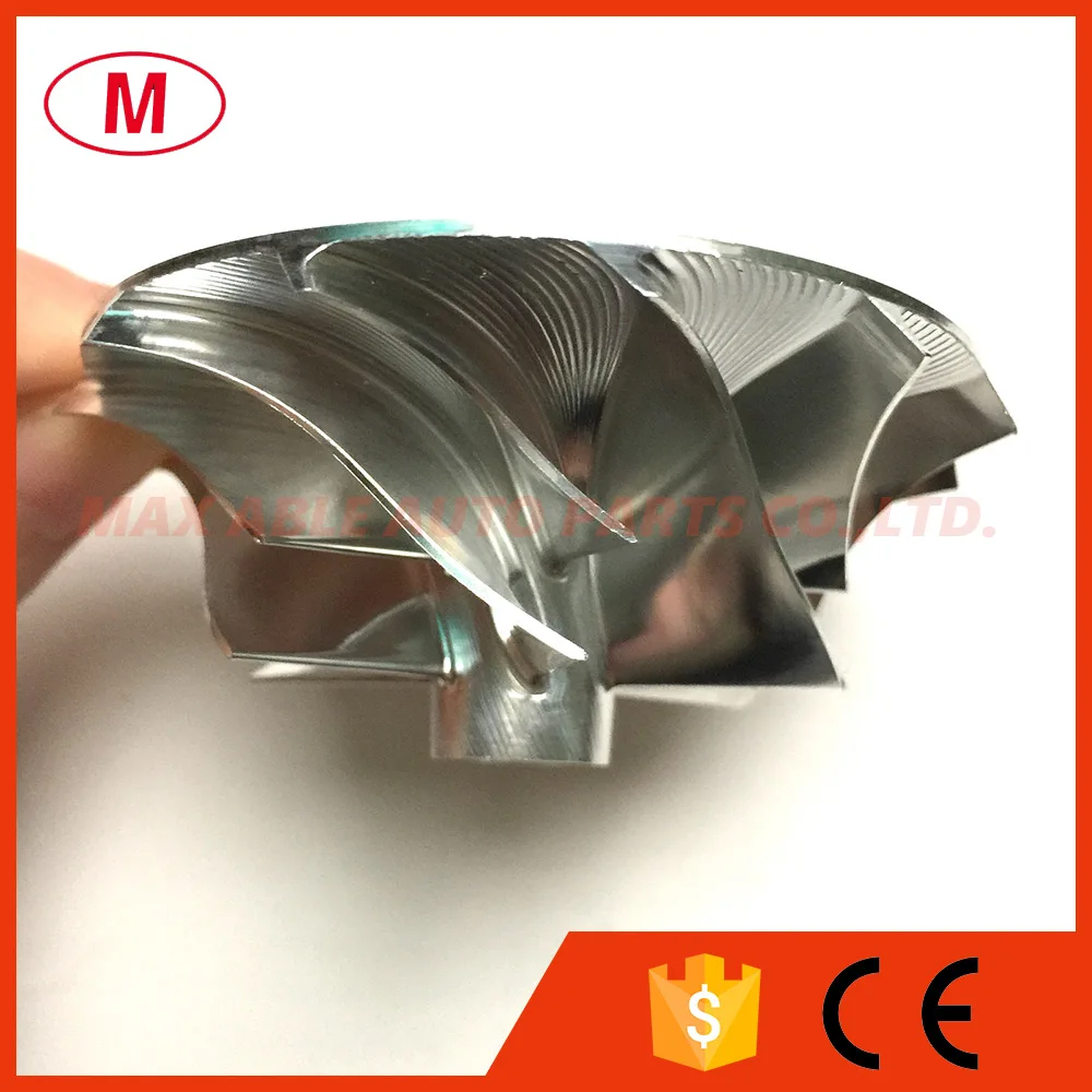 TD05H 16G 48.30/68.01мм 6+6 лопастей вперед Высокопроизводительный турбокомпрессор из алюминия 2618/фрезерование/биллет компрессорный колесо для 49178-01560 on.