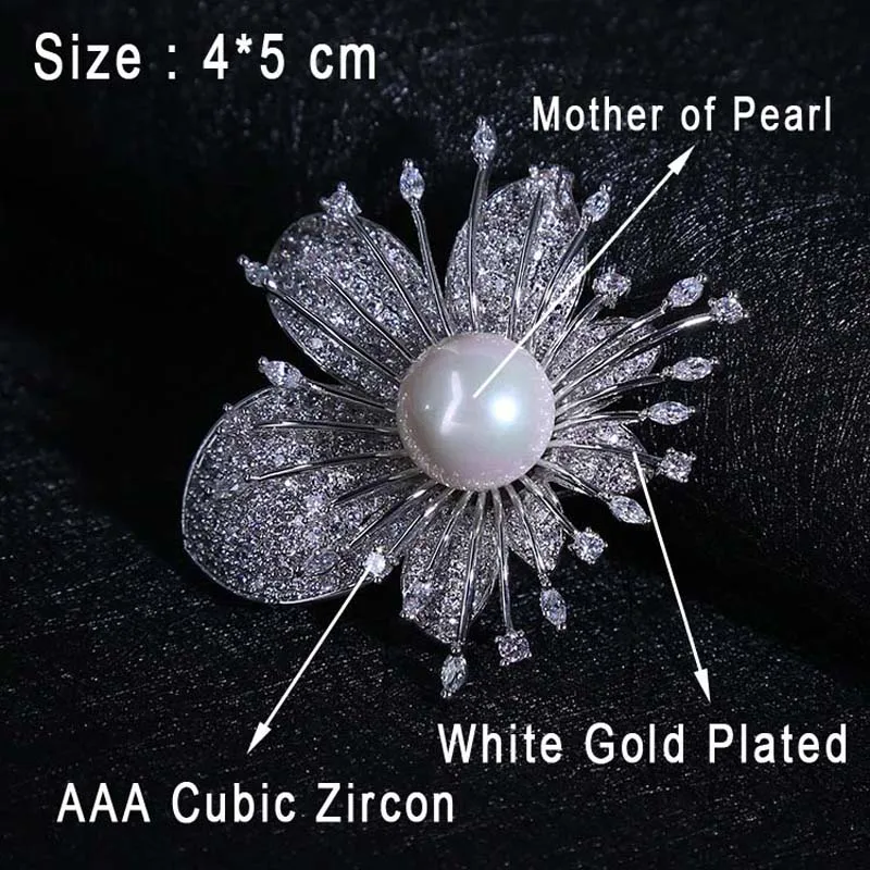 Красный ёлки высокое качество цветок брошь на шпильке для женщин свадебные