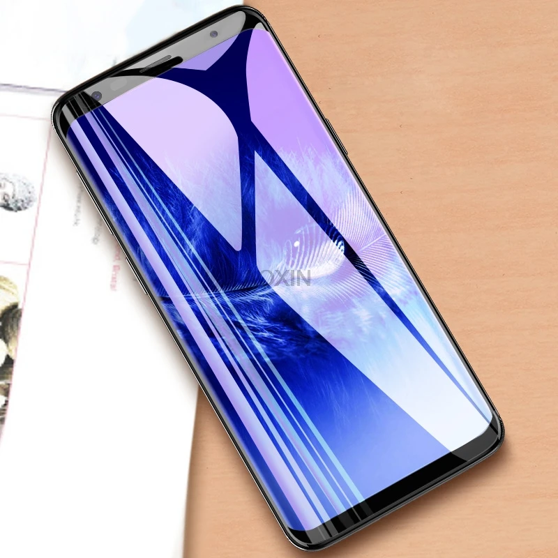 AOXIN 5D полное покрытие закаленное стекло для Samsung Galaxy S8 S9 S10 Plus Note 8 9 10 защита экрана S