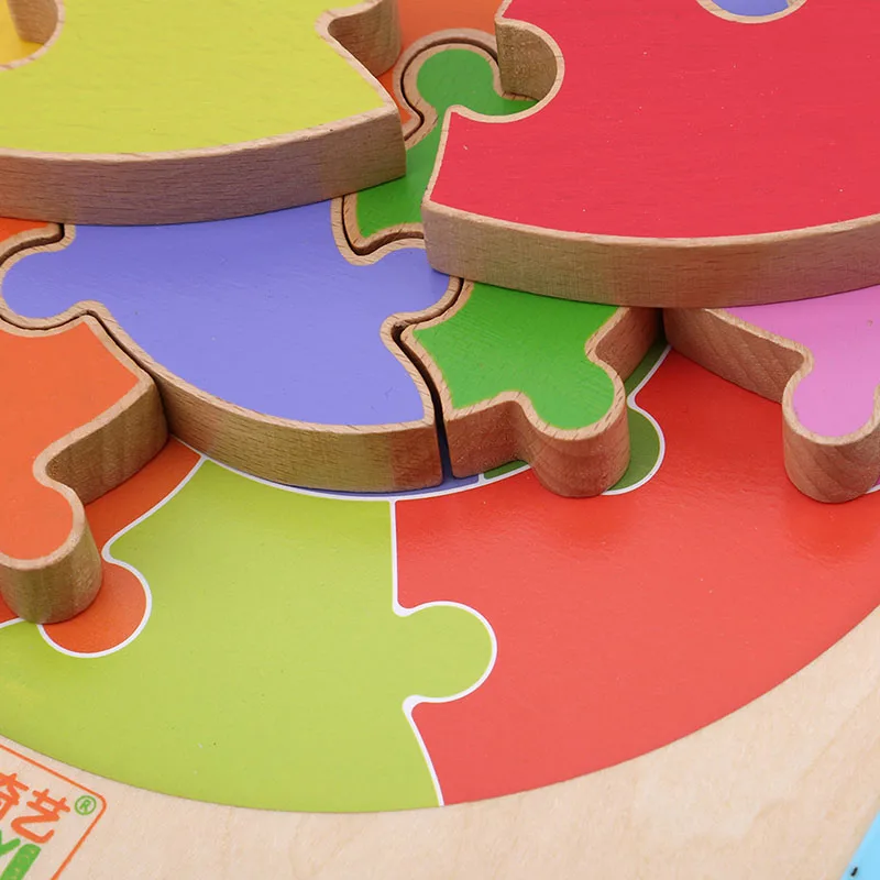 

Hot Montessori Wooden Toys Kids Memory Training Touchpad Educational Toys For Children Sensory Color Cognitive Puzzle
