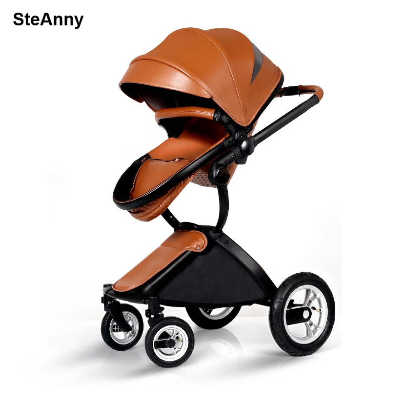 SteAnny Роскошная детская коляска модный Немецкий Дизайн Переносная Складная коляска костюм для сидения и лежа