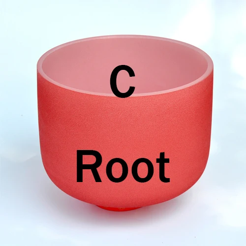 10C Root Chakra 1" «Поющая чаша» C D E F G A B цвет ful цветные матовые кристалл кварца Поющая чаша - Цвет: 10C Root Chakra