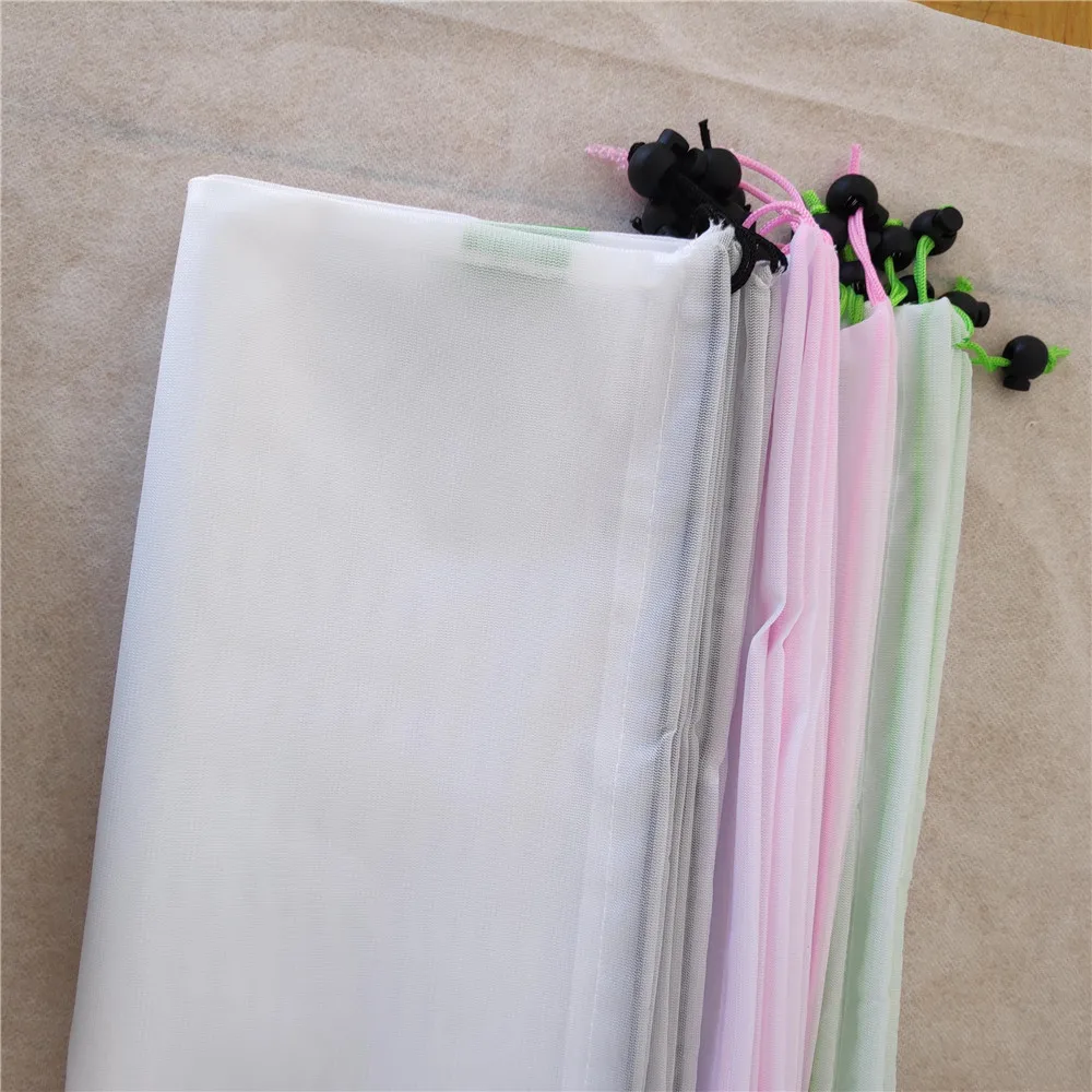 Reusable Mesh Supermarket Shopping Bags Washable Eco Friendly Shop Bag Grocery Fruit Vegetable Toys Sundries Storage Custom Bag