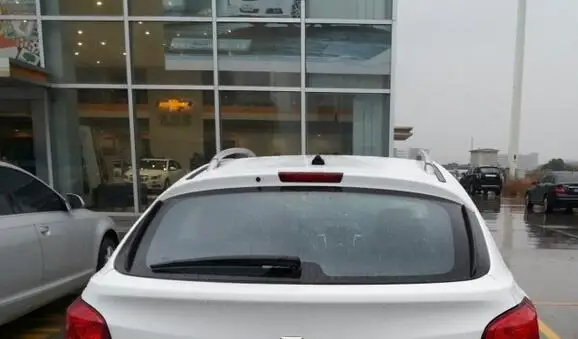 Серебряное украшение багажник на крышу боковые рельсы для Chevrolet CRUZE хэтчбек 2013