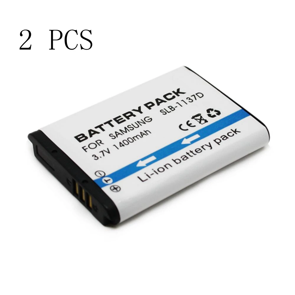 WHCYonline 2 шт. 1400 мАч SLB 1137D SLB1137D Аккумулятор для камеры SAMSUNG TL34HD NV106 HD i85 i100 NV103 NV30|camera