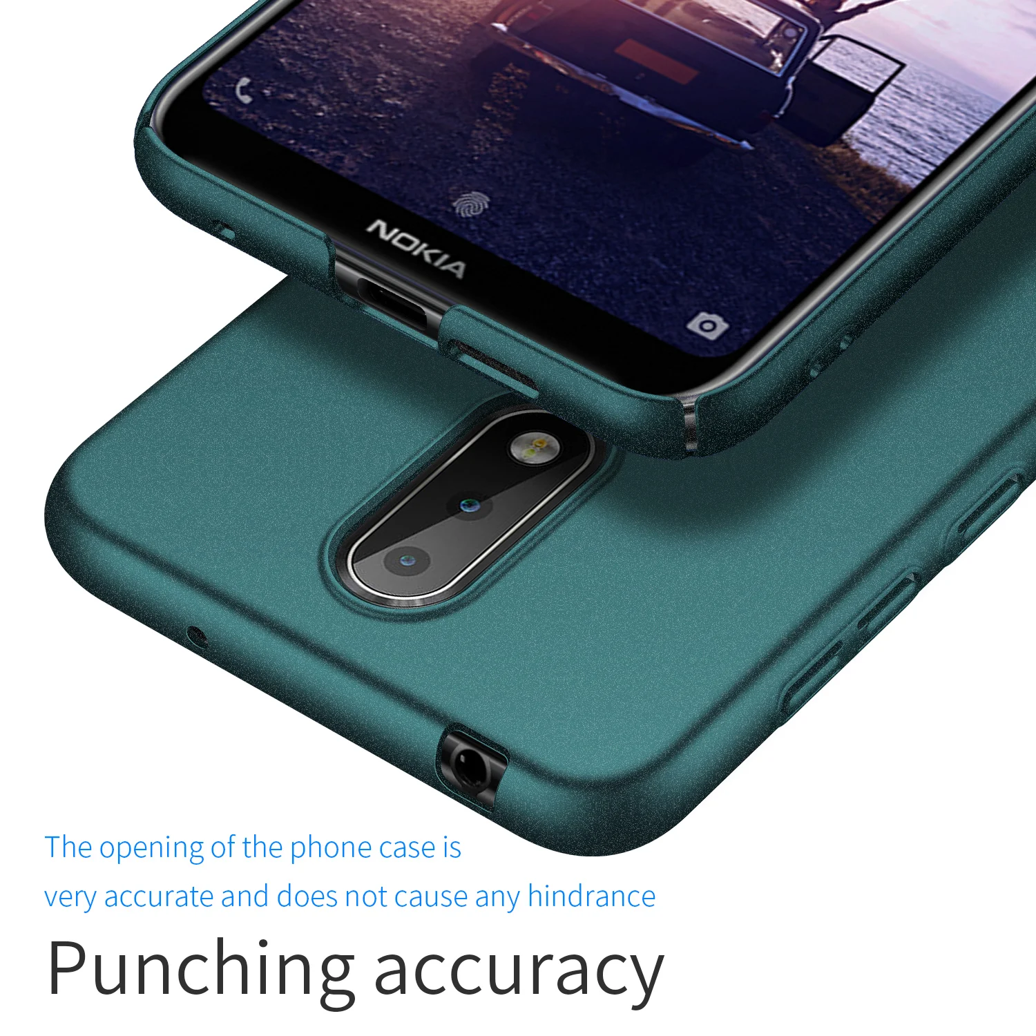 For Nokia 7.1 Case Ultra-Thin Minimalist Slim Protective Phone Back Cover shell |