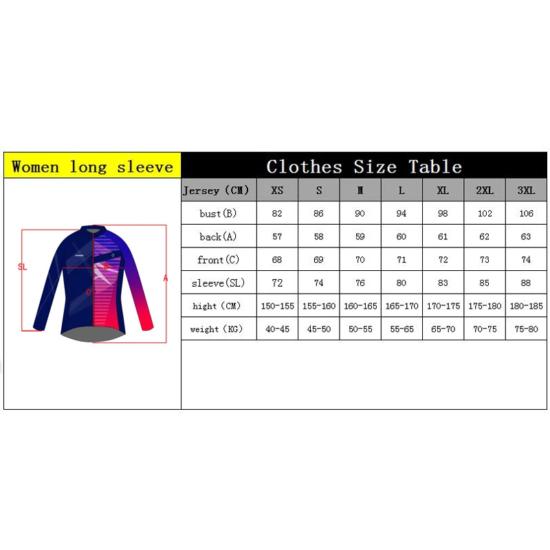 EMONDER 2019 New Pro Women Cycling Jersey Autumn Long sleeve Clothing Mountain Mountaineering camping clothing | Спорт и развлечения