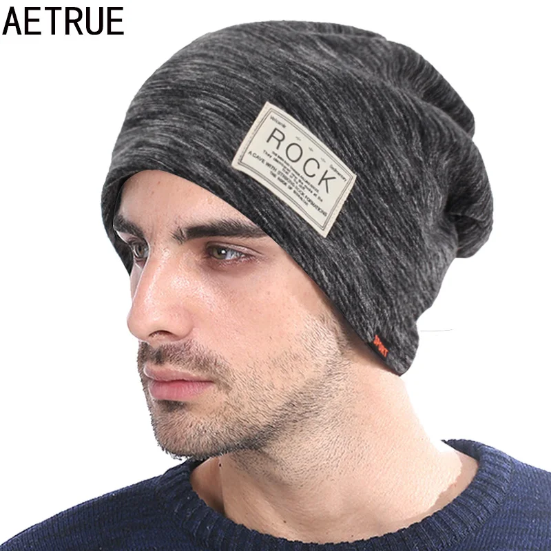AETRUE Skullies шапки бини женские зимние шапки для мужчин модные шапки Мужские Теплые Мешковатые шапки брендовая маска Осенняя шапочка-бини вязаная шапка