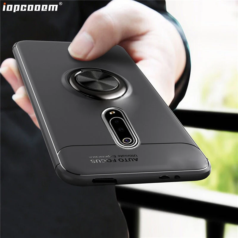 Чехол MI 9T Pro для Xiaomi чехлы Redmi K20 с магнитным кольцом и держателем телефона задняя