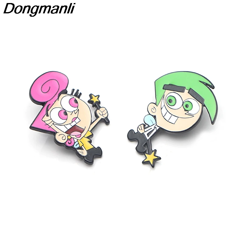 P3836 Dongmanli мода довольно oddpards металлические эмалированные броши и коллекция булавок Нагрудный значок для рюкзака воротник ювелирные изделия