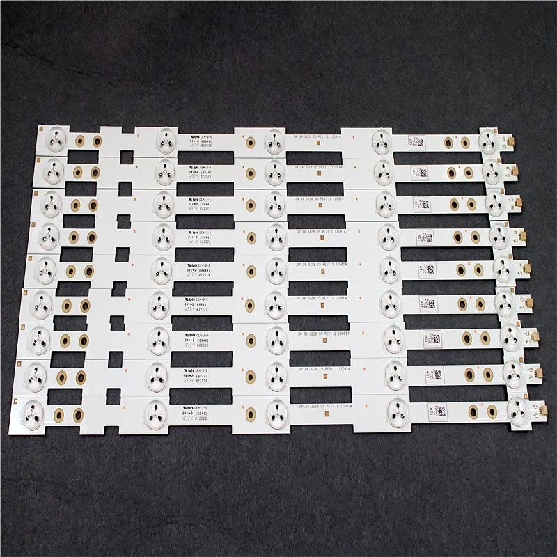 Светодиодная лента 9шт./лот 39 дюймов SW 3228 05 REV1.1 120814 5 светодиодов (1 светодиод 3 В) 420