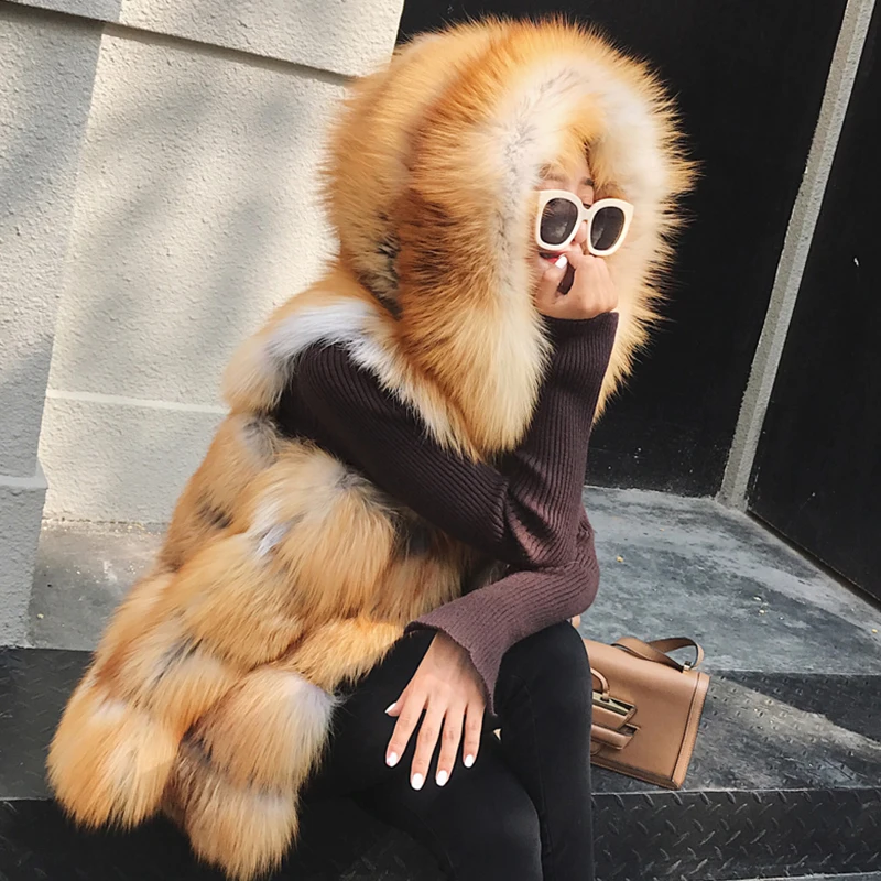 New Fox Fur Leather Fur Coat Ladies Single-Breasted Slim Warm Jacket Leather Grass Short Paragraph Fur Coat Temperament Wild05