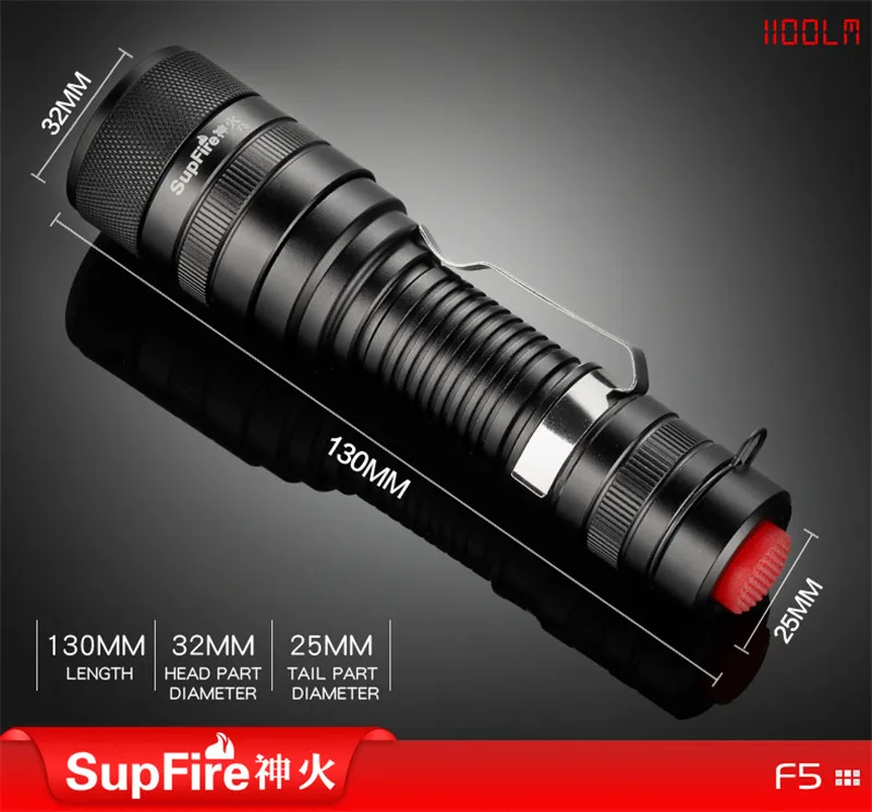 Supfire Zoom Flash светильник F5 CREE L2 Linterna светодиодный фонарь Lanterna ручной светильник для Imalent Sofirn Fenix O светильник Nicron Lumintop S065