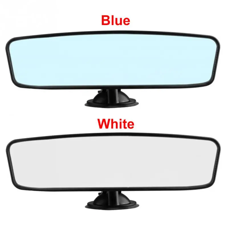 Car Rear View Mirror Universal Wide Angle Rear View Mirror Auto Reverse Back Parking Reference Rear Mirror Adjustable SuctionCup