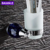 baianle single cup tumbler holder 304 stainless steel wall mounted toothbrush cup holder bathroom accessories