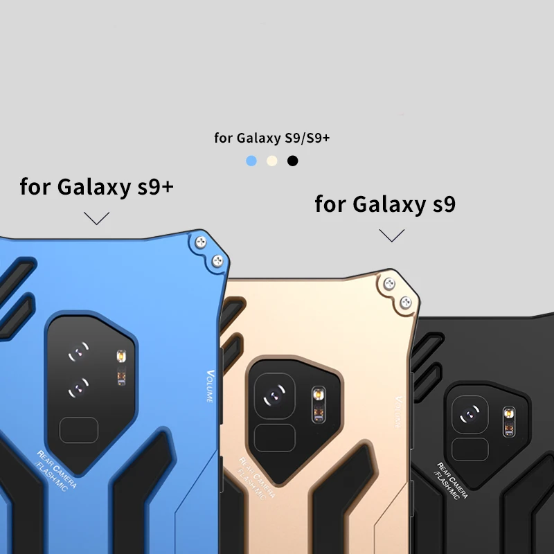 Чехол для samsung s9 Life водонепроницаемый алюминиевый металлический