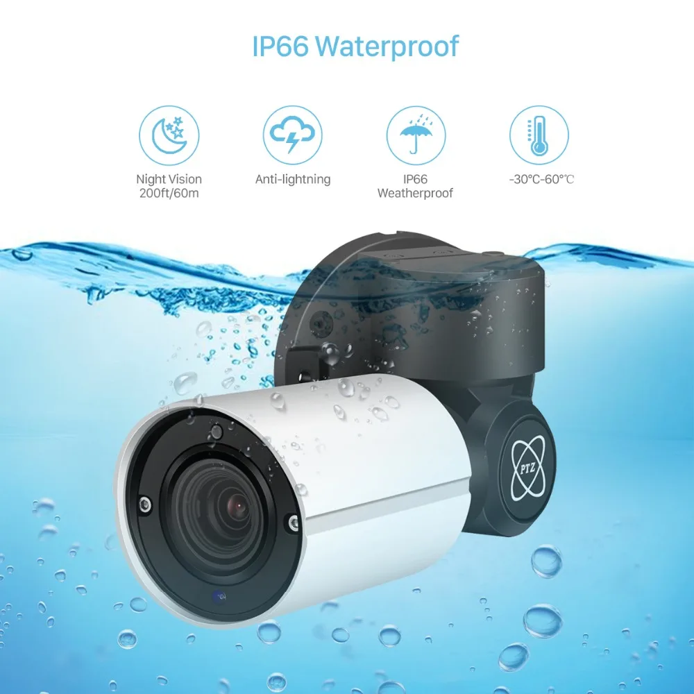 BESDER 48V PoE NVR CCTV система PTZ IP камера 1080P 4X Zoom домашняя безопасности комплект H.265