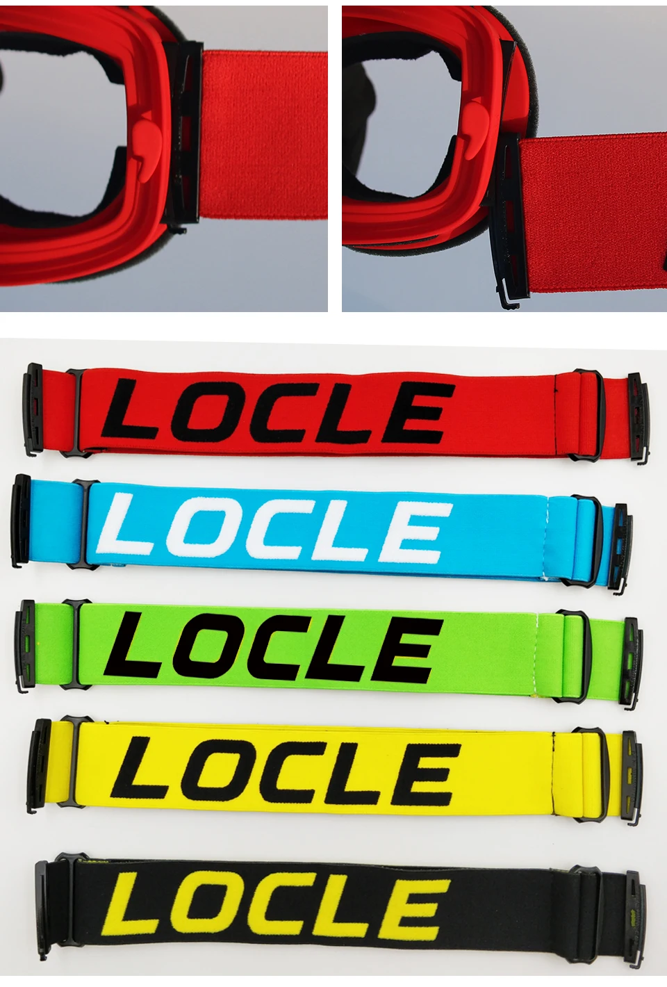 LOCLE лыжные очки UV400 противотуманные лыжные очки двойные линзы снежные Лыжные Сноуборд очки лыжные очки с линзой ночного видения