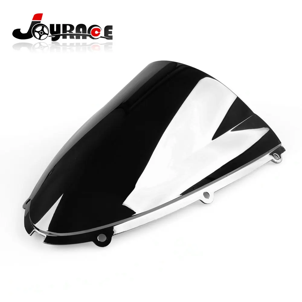 Черный лобовое стекло для Kawasaki ZX6R 636 2005 2006 2007 2008 и ниндзя ZX10R 2007|windshield windscreen|zx6r