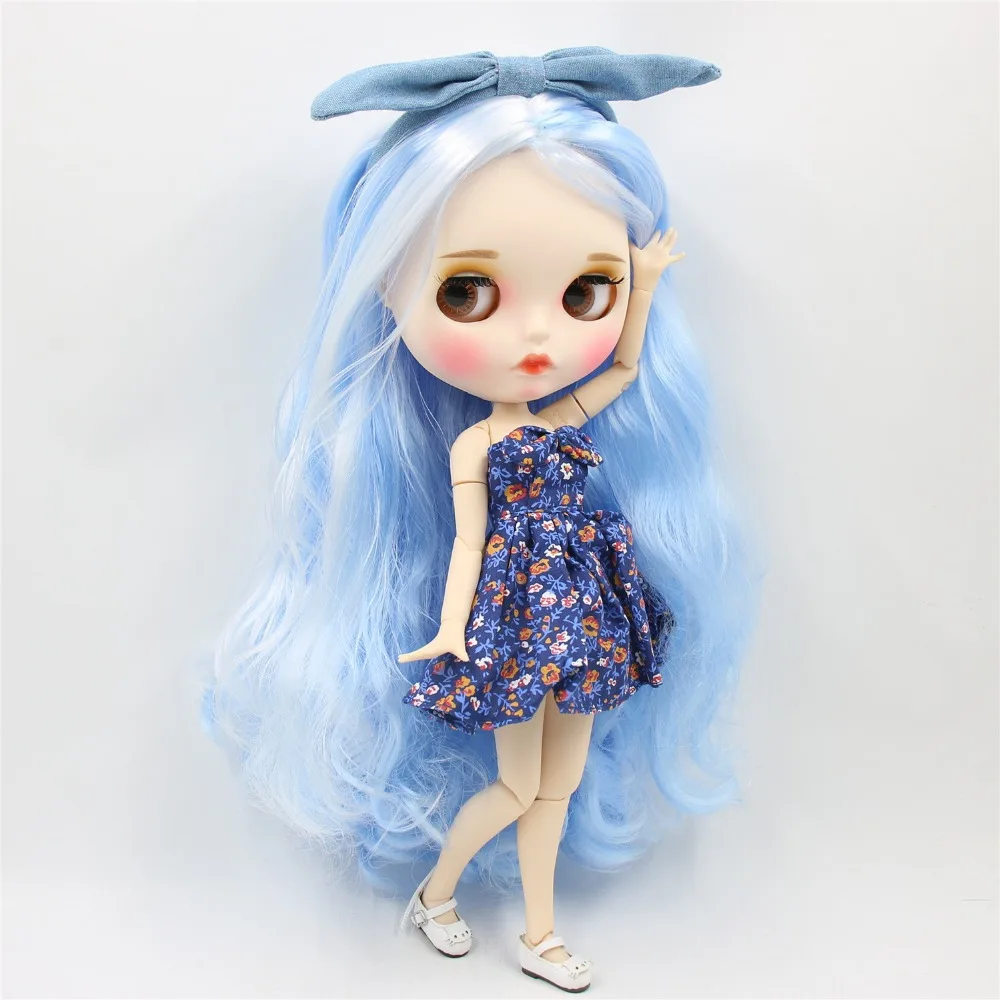 Заводская кукла blyth 1/6 кутом кукла белая кожа суставы тела индивидуальные лица бровей игрушка кукла, 30 см