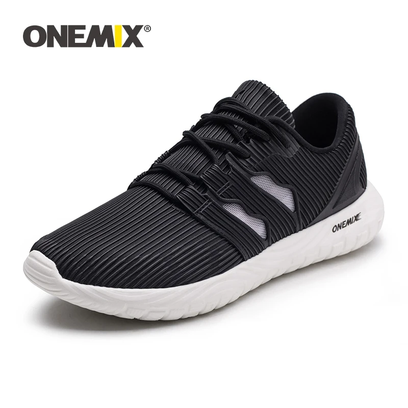 ONEMIX Summer Sneakers Women Running Shoes Breathable Mesh Light Comfortable Flexible Durable EVA Outsole Men Sneakers EU35-46