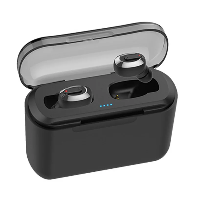 Two Earphone Black TWS Bluetooth 5,0 беспроводные наушники Bluetooth наушники для телефона наушники Беспроводная Bluetooth гарнитура наушники для мобильного - Цвет: Two Earphone Black