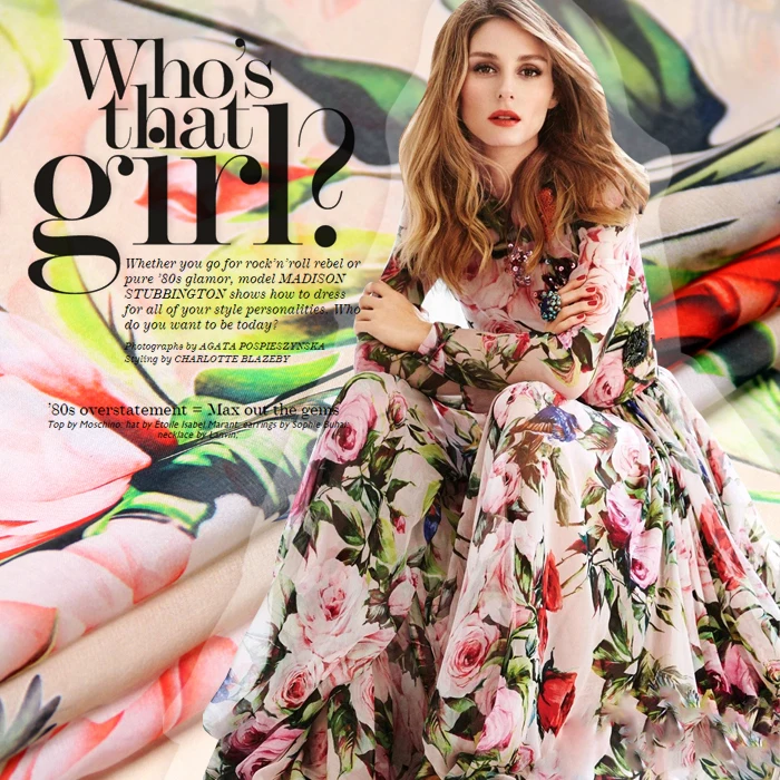 2016 летние цветы и птицы шелк тутового шелкопряда натуральный шифон ткань с