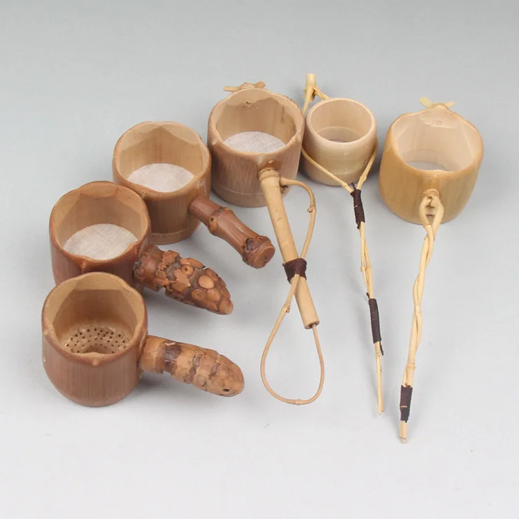 Бамбуковый корневой протекающий Чайный фильтр кунг-фу чайные подарки гаджеты