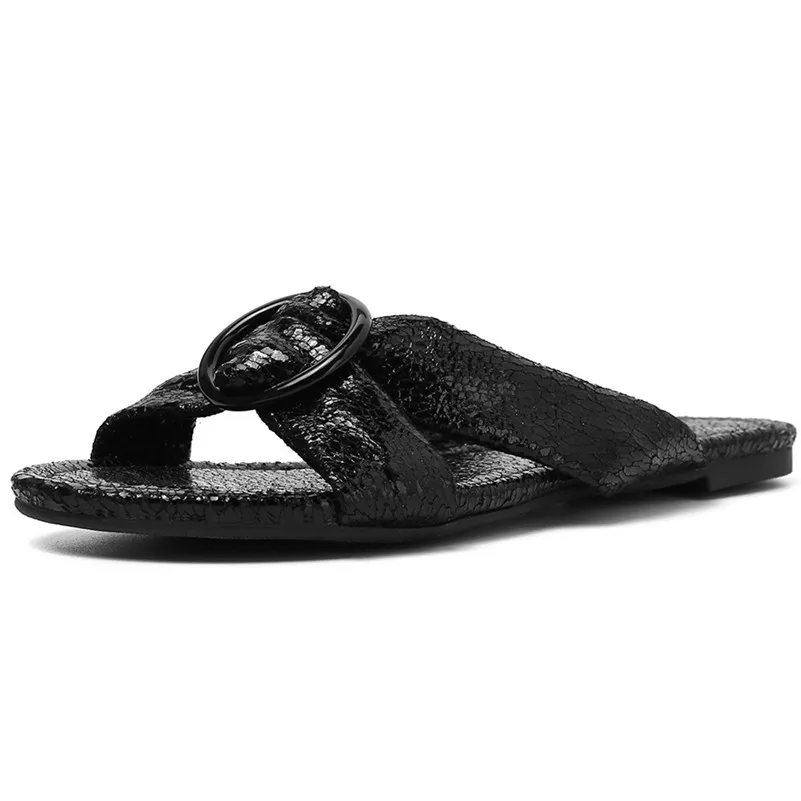 FEDONAS Blingbling/женские босоножки из микрофибры с круглым носком без застежки Модные