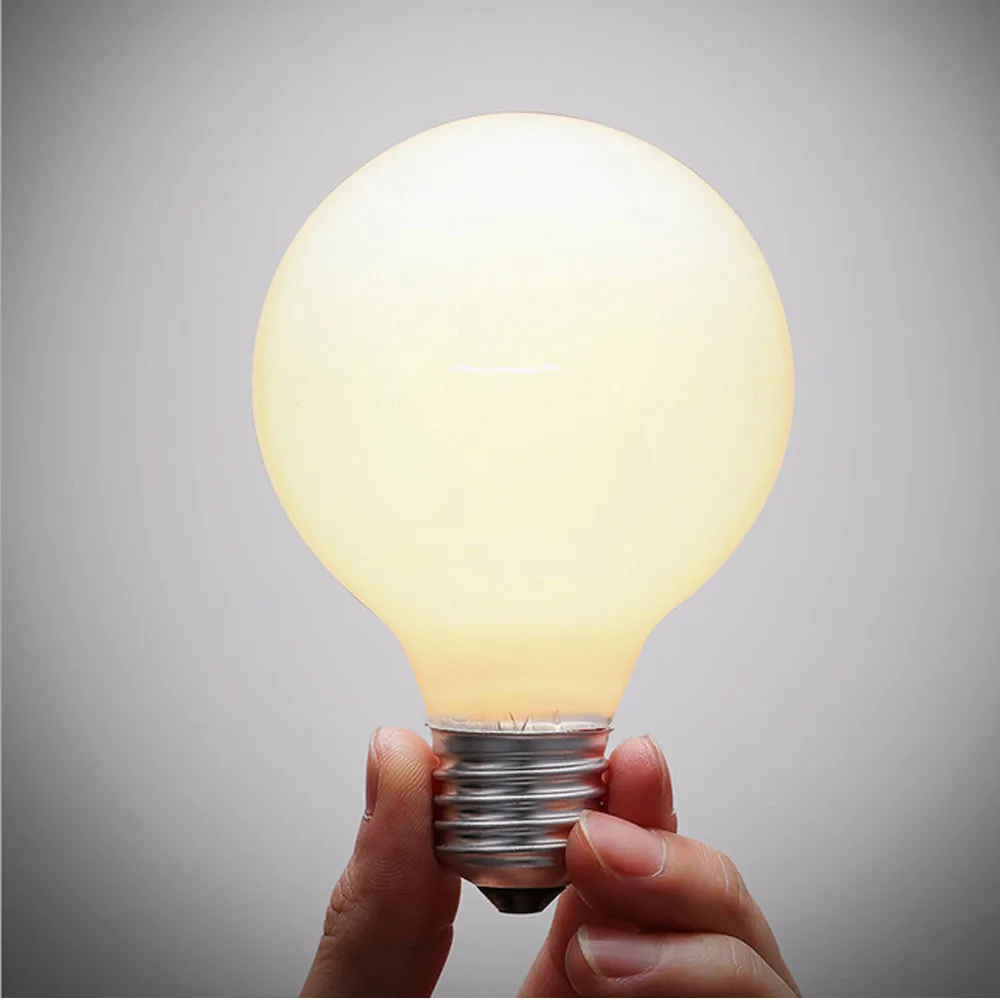Edison Ретро лампочка led E27 5 Вт молочно белый прозрачный Дракон пузырь|Светодиодные