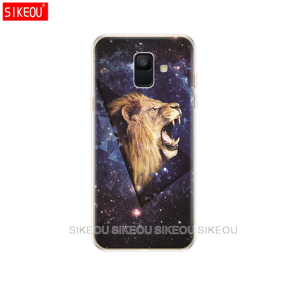 10125 Силиконовый чехол для samsung Galaxy A6 Dual SIM SM A600 A600F для samsung A6 Plus A605 A605F Волк тигр, Лев, Леопард медведь - Цвет: 10125