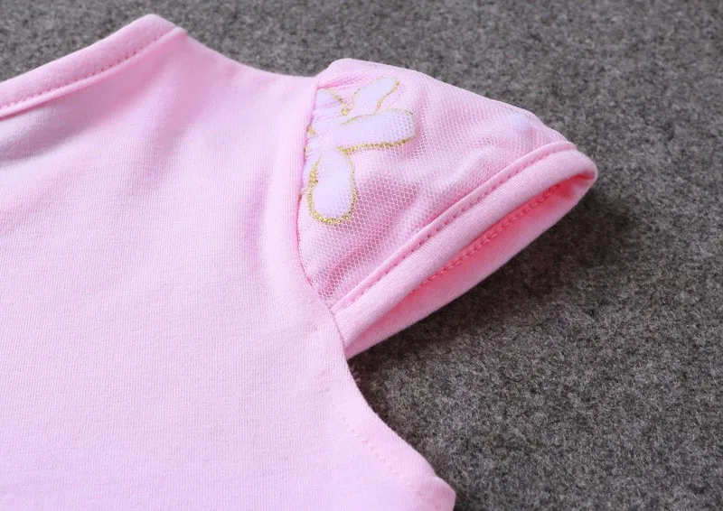 Новинка года; комплекты детской одежды Zomer Kinderkleding; футболка с изображением пони+ юбка-пачка; 2 предмета в комплекте; Детский Повседневный Спортивный комплект Pak Meisjes Kleding