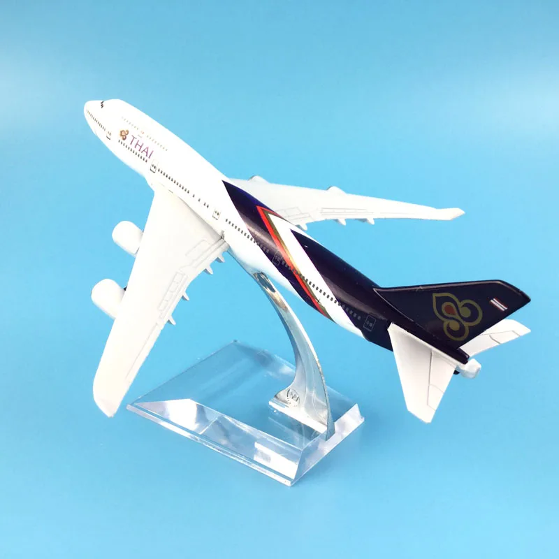 16 см THAI AIRWAYS 747 металлический сплав модель самолета Игрушечная модель самолета самолет подарок на день рождения